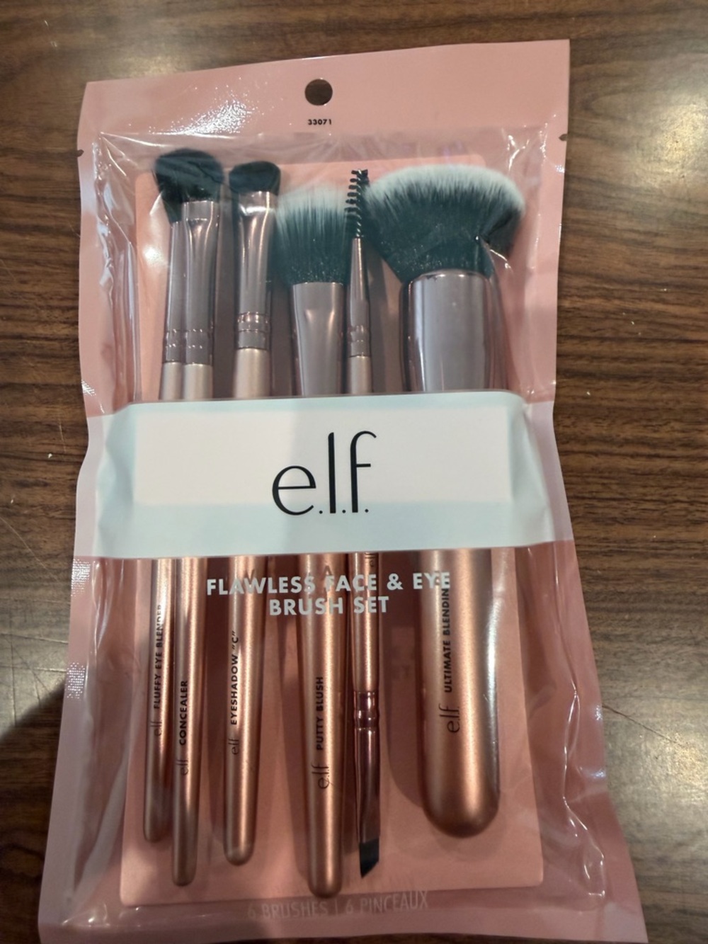 e.l.f. Flawless Face & Eye Brush Set - Rose Gold